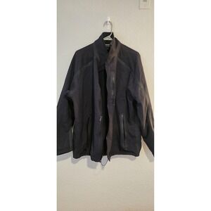 Blackhawk Jacket Mens 2XL Black Warriorwear Softshell Tactical Zip Pockets